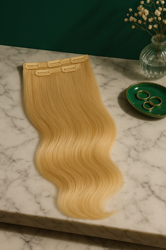 ELVA DELUXE Zgjatje Flokësh – 100% Flokë Njerëzorë për Pamje Premium